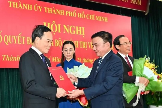 Đồng chí Trần Lưu Quang giữ chức Bí thư Thành ủy TP.HCM