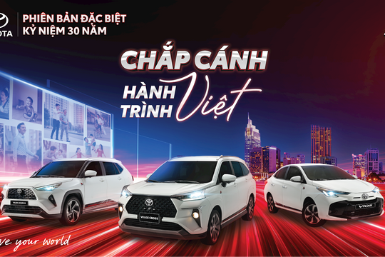 Toyota Việt Nam ra mắt phiên bản đặc biệt kỷ niệm 30 năm thành lập cùng nhiều ưu đãi hấp dẫn trong tháng 9