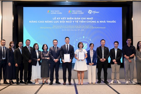 Pfizer Việt Nam và Long Châu hợp tác nâng cao năng lực đội ngũ y tế tiêm chủng và nhà thuốc