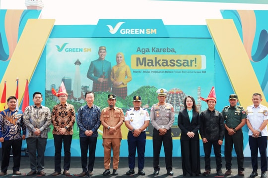 Green SM chính thức ra mắt dịch vụ taxi điện tại Makassar, Indonesia