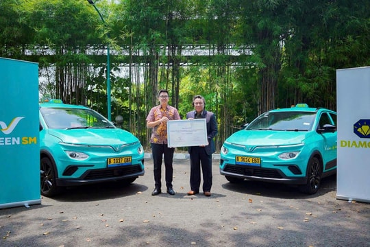 Green SM ra mắt dịch vụ taxi điện cao cấp tại Sân bay Quốc tế Soekarno-Hatta, Indonesia
