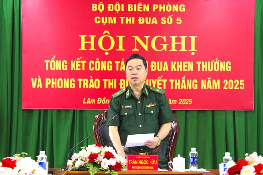 Cụm thi đua số 5 BĐBP tổng kết phong trào thi đua Quyết thắng năm 2025