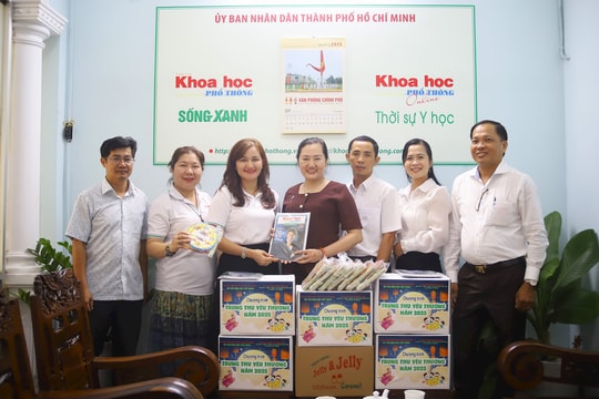 Gửi yêu thương đến thiếu nhi xã Phước Mỹ Trung, tỉnh Vĩnh Long