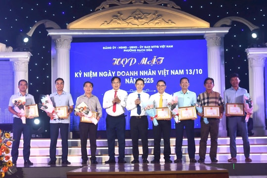 Phường Rạch Dừa, TP.HCM tri ân đóng góp của đội ngũ doanh nhân