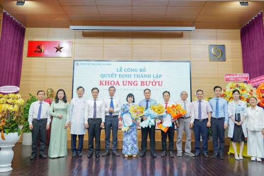 Bệnh viện Nhân dân Gia Định thành lập Khoa Ung bướu: Bước tiến mới trong điều trị ung thư