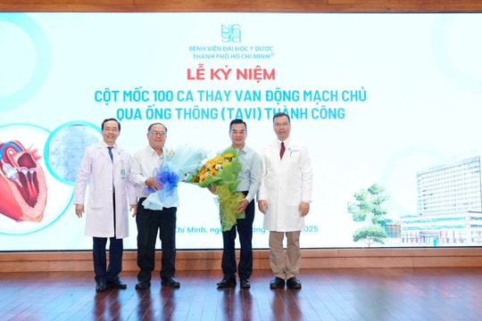 Bệnh viện Đại học Y Dược TP.HCM tổ chức Lễ kỷ niệm 100 ca TAVI thành công