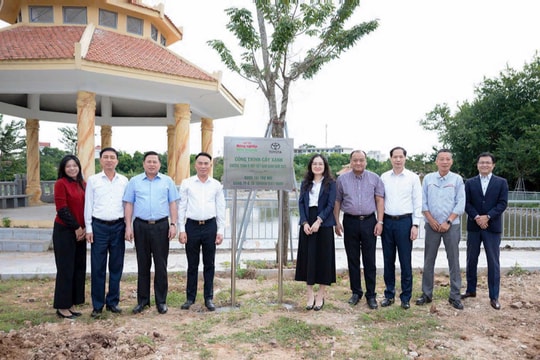 Toyota Việt Nam tiếp tục triển khai Chương trình “Vì một Việt Nam xanh” tại Phú Thọ