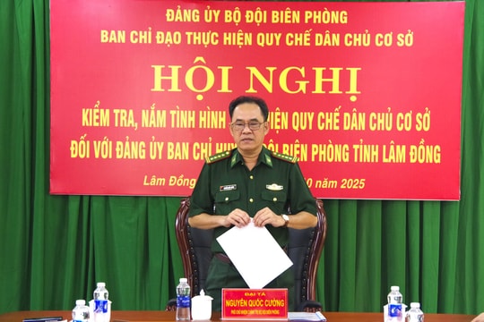 Thực hiện tốt Quy chế dân chủ cơ sở là động lực giúp cán bộ, chiến sĩ hoàn thành tốt nhiệm vụ được giao