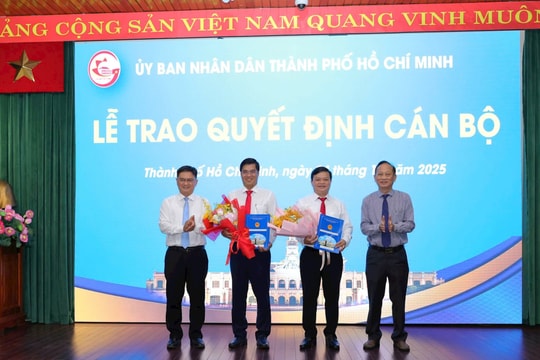 TP.HCM bổ nhiệm, điều động, phê chuẩn nhiều lãnh đạo cấp sở, cấp phường, doanh nghiệp trực thuộc TP.HCM bổ nhiệm, điều động, phê chuẩn nhiều lãnh đạo cấp sở, cấp phường, doanh nghiệp trực thuộc