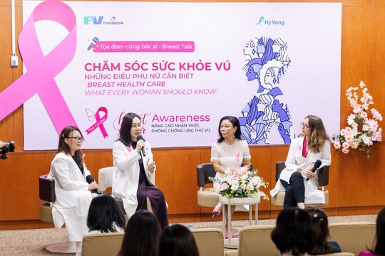 Điều trị ung thư vú "nhẹ tênh" nếu được chẩn đoán ở giai đoạn sớm Điều trị ung thư vú "nhẹ tênh" nếu được chẩn đoán ở giai đoạn sớm