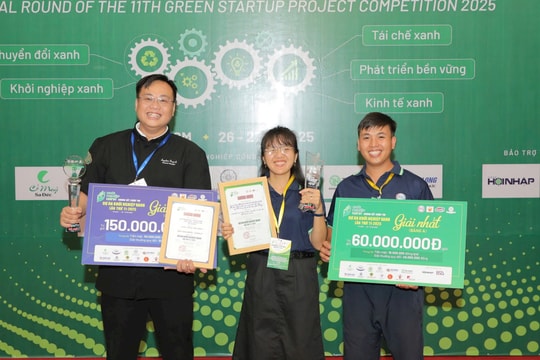 Chung kết cuộc thi Dự án Khởi nghiệp Xanh tôn vinh sản phẩm xanh của người Việt Chung kết cuộc thi Dự án Khởi nghiệp Xanh tôn vinh sản phẩm xanh của người Việt