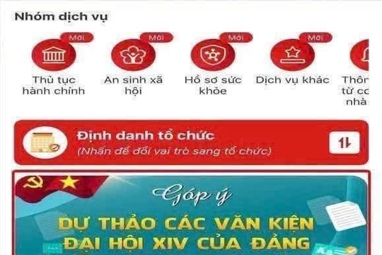 TP.HCM lấy ý kiến người dân vào các dự thảo Văn kiện Đại hội XIV qua ứng dụng VNeID