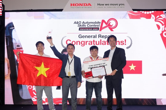 Honda Việt Nam "thắng lớn" tại Hội thi kỹ thuật viên xuất sắc Châu Á – Châu Đại Dương 2025