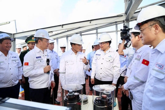 Bí thư Thành ủy TP.HCM Trần Lưu Quang làm việc với Tập đoàn Công nghiệp – Năng lượng Quốc gia Việt Nam