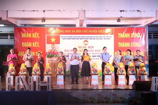 Lan tỏa tinh thần đại đoàn kết, xây dựng khu dân cư xanh - sạch - nghĩa tình