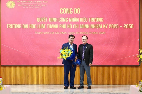 Trường Đại học Luật TP.HCM công bố nhân sự chủ chốt nhiệm kỳ 2025–2030