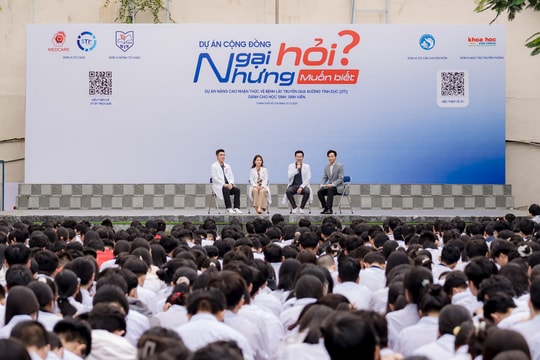 Hơn 2.000 học sinh trường THPT Bùi Thị Xuân cùng tìm hiểu về sức khỏe tình dục