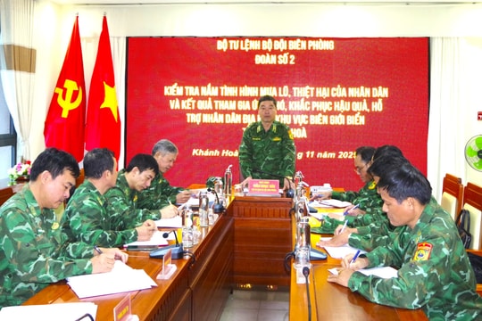 BĐBP tỉnh Khánh Hòa và Đắk Lắk giúp dân khắc phục hậu quả mưa lũ