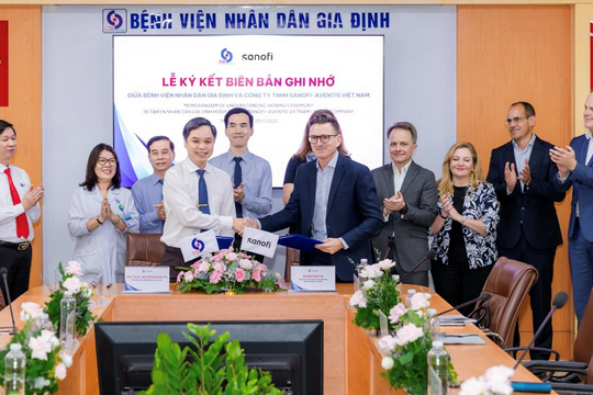 Sanofi và Bệnh viện Nhân dân Gia Định hợp tác thúc đẩy chất lượng chăm sóc sức khỏe cho người bệnh
