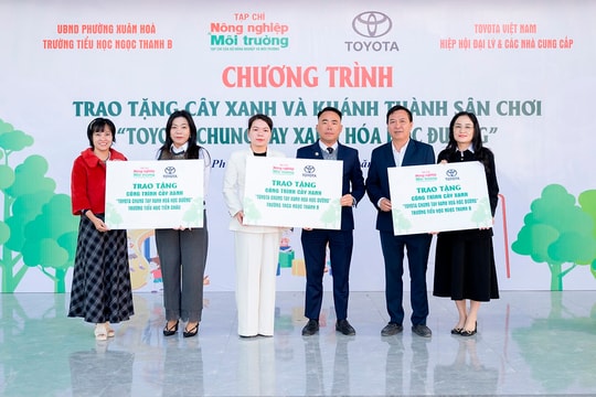 Chính thức khởi động chương trình “Toyota chung tay xanh hóa học đường” năm 2025