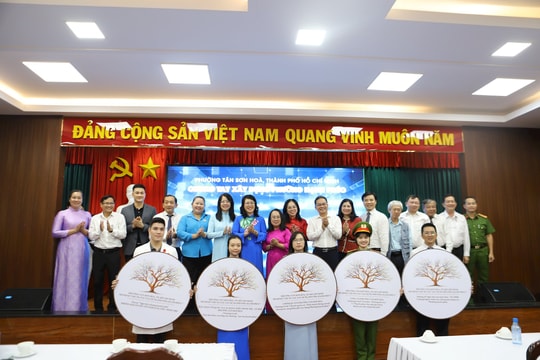 Phường Tân Sơn Hòa ra mắt mô hình 'Chung tay xây dựng phường hạnh phúc'