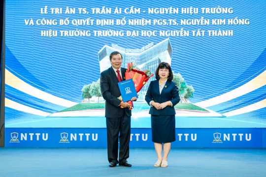 PGS.TS Nguyễn Kim Hồng làm Hiệu trưởng Trường ĐH Nguyễn Tất Thành