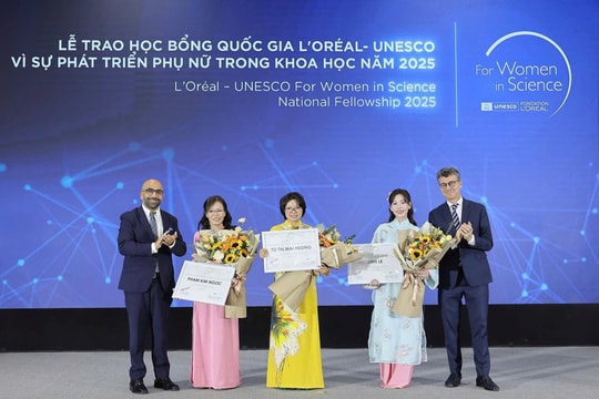 Học bổng quốc gia L’Oréal - UNESCO 2025: 16 năm kiến tạo bệ phóng cho nữ giới trong cuộc đua khoa học toàn cầu