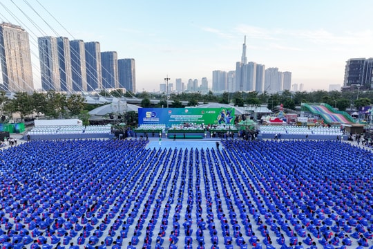 TP.HCM: 60.000 học sinh đồng diễn Vovinam lập kỷ lục kép Việt Nam và thế giới