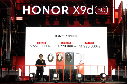 Ra mắt HONOR X9d: Tân binh "bền bất bại" với pin 8.300 mAh