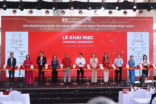Giải Marathon Quốc tế TP. HCM Techcombank Mùa 8: Hướng tới mục tiêu xây dựng siêu đô thị tầm vóc quốc tế