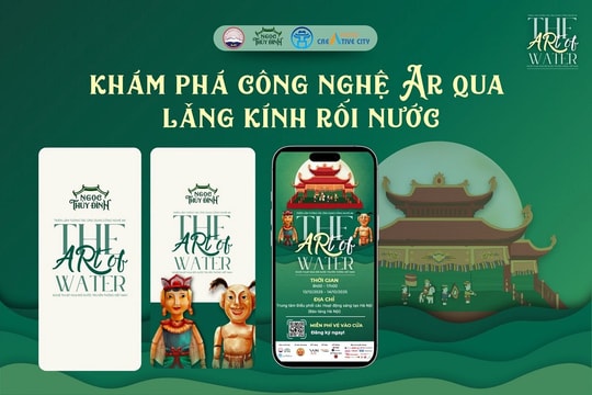Người Hà Nội thích thú khám phá rối nước truyền thống qua công nghệ thực tế ảo