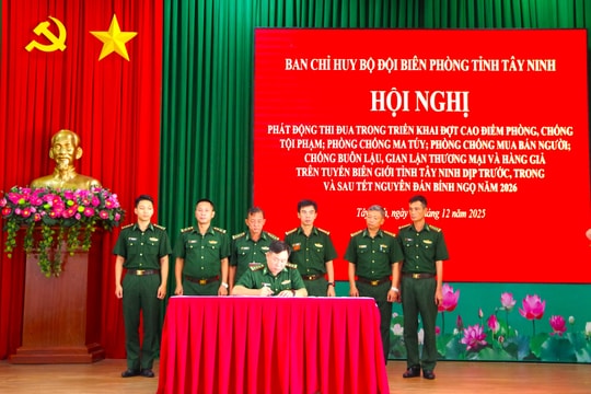 BĐBP tỉnh Tây Ninh phát động thi đua cao điểm phòng, chống các loại tội phạm