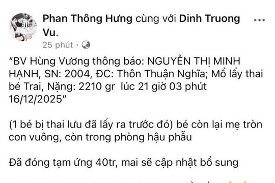 Bệnh viện Hùng Vương cảnh báo: 'Ngụy tạo thông tin người bệnh để trục lợi'