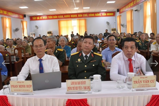 Trang trọng họp mặt Kỷ niệm 81 năm Ngày thành lập Quân đội nhân dân Việt Nam