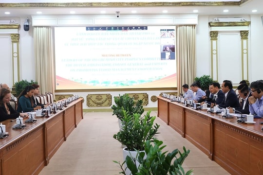 TP.HCM cùng đối tác Hà Lan tìm cách giải quyết tình trạng ngập nước