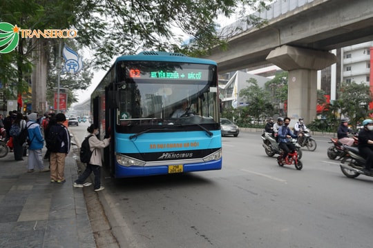 Transerco bố trí dự phòng 25 xe buýt phục vụ nhân dân trong dịp Tết Dương lịch 2026