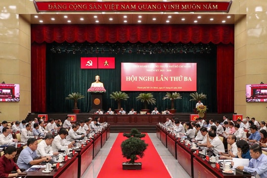 Hội nghị lần thứ ba Ban Chấp hành Đảng bộ TP.HCM thảo luận nhiều nội dung quan trọng về phát triển hạ tầng