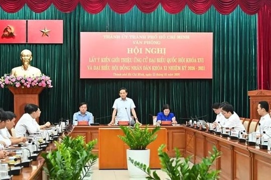 Giới thiệu Bí thư Thành ủy TP.HCM Trần Lưu Quang ứng cử ĐBQH khóa XVI