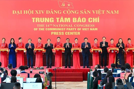 Khai trương Trung tâm Báo chí phục vụ Đại hội XIV của Đảng