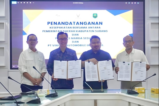 VinFast ký kết hợp tác phát triển hạ tầng giao thông tại Indonesia