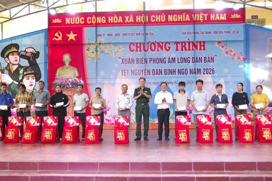 Chương trình “Xuân Biên phòng ấm lòng dân bản” đến với người dân biên giới tỉnh Đồng Nai
