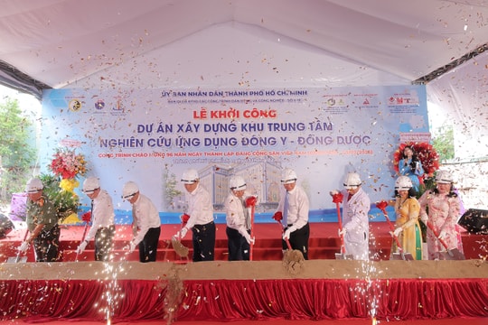 Viện Y dược học Dân tộc TP.HCM Khởi công xây dựng Trung tâm Nghiên cứu Ứng dụng Đông y - Đông dược