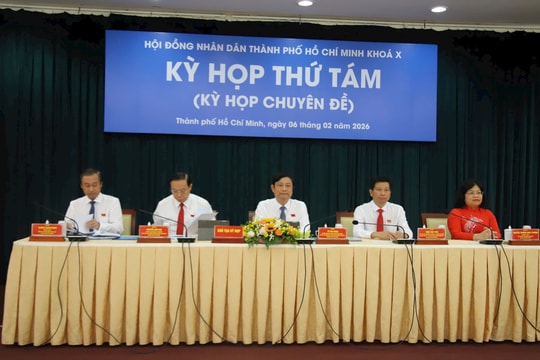 Sáng 6/2, HĐND TP.HCM họp chuyên đề xem xét nhiều vấn đề hạ tầng quan trọng