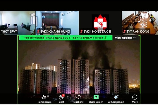 Sở Y tế TP.HCM: Tập huấn “chẩn đoán và điều trị ngạt khói” cho nhân viên y tế