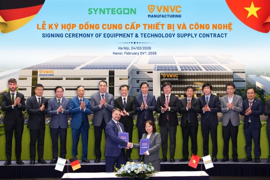 VNVC ký hợp đồng mua dây chuyền sản xuất vắc xin công suất cao từ Đức