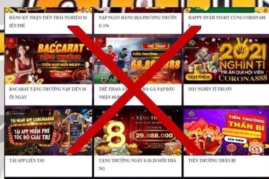 Công an TP.HCM cảnh báo chiêu trò quảng cáo cờ bạc, cá cược trái phép "núp bóng" tặng quà miễn phí