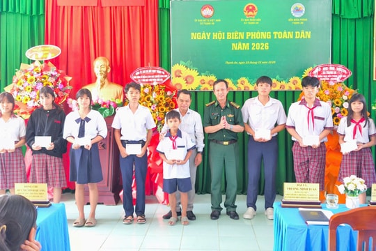 Nhiều hoạt động tại Ngày hội “Biên phòng toàn dân” xã đảo Thạnh An