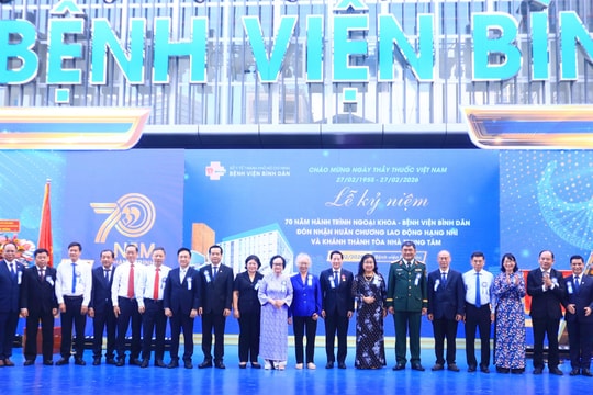 Bệnh viện Bình Dân: 70 năm hành trình ngoại khoa, đón nhận Huân chương Lao động hạng Nhì