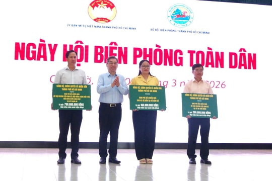 Nhiều hoạt động an sinh xã hội nhân dịp Ngày hội Biên phòng toàn dân trên khu vực biên giới biển TP.HCM