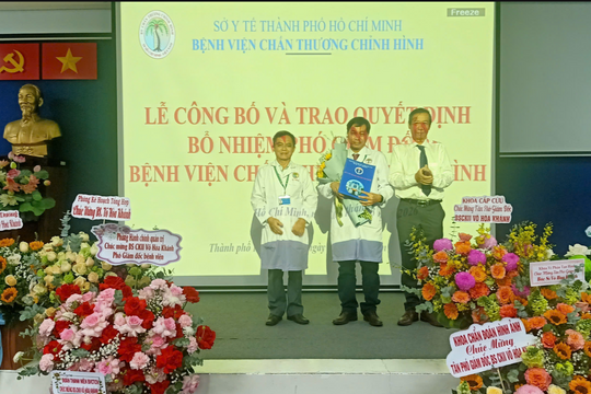 Sở Y tế TP.HCM bổ nhiệm tân Phó Giám đốc Bệnh viện Chấn thương Chỉnh hình